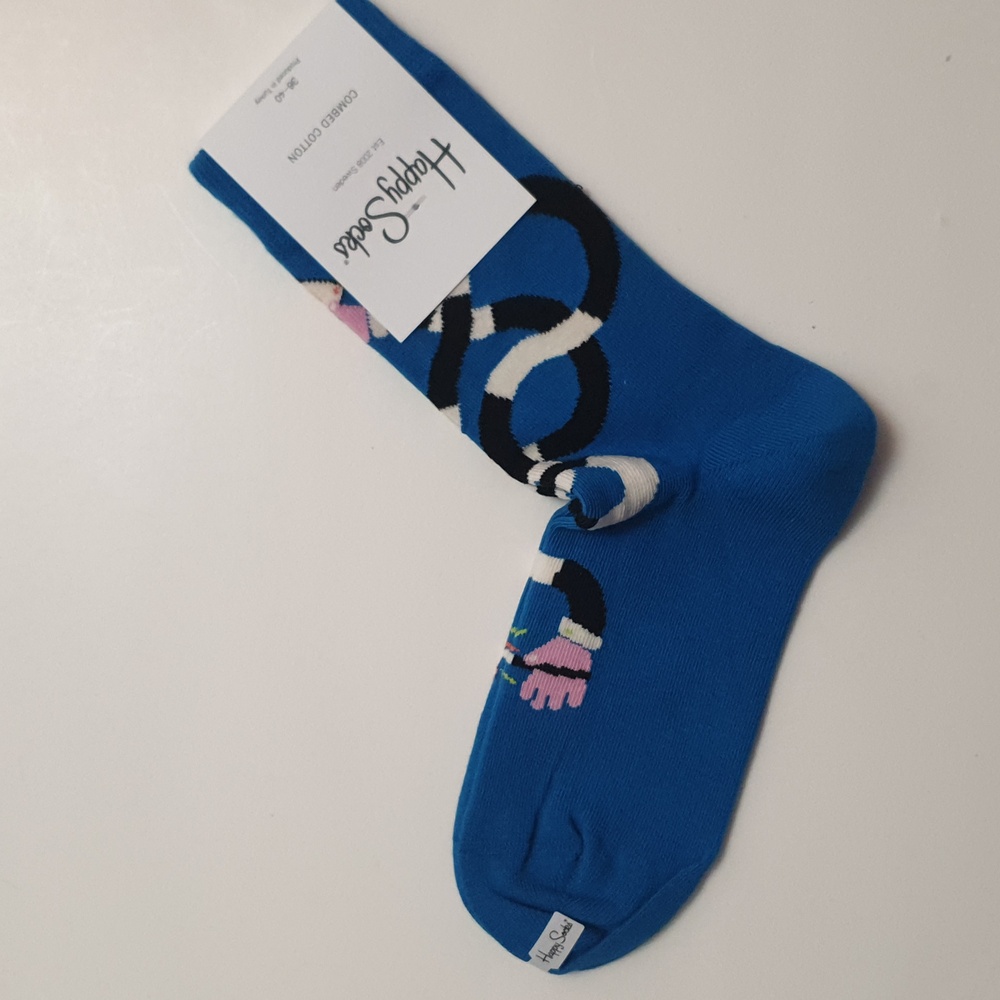 Happy Socks Women Socks EU 36-40, US 5.5 - 9.5 Brand New Combed Cotton #21